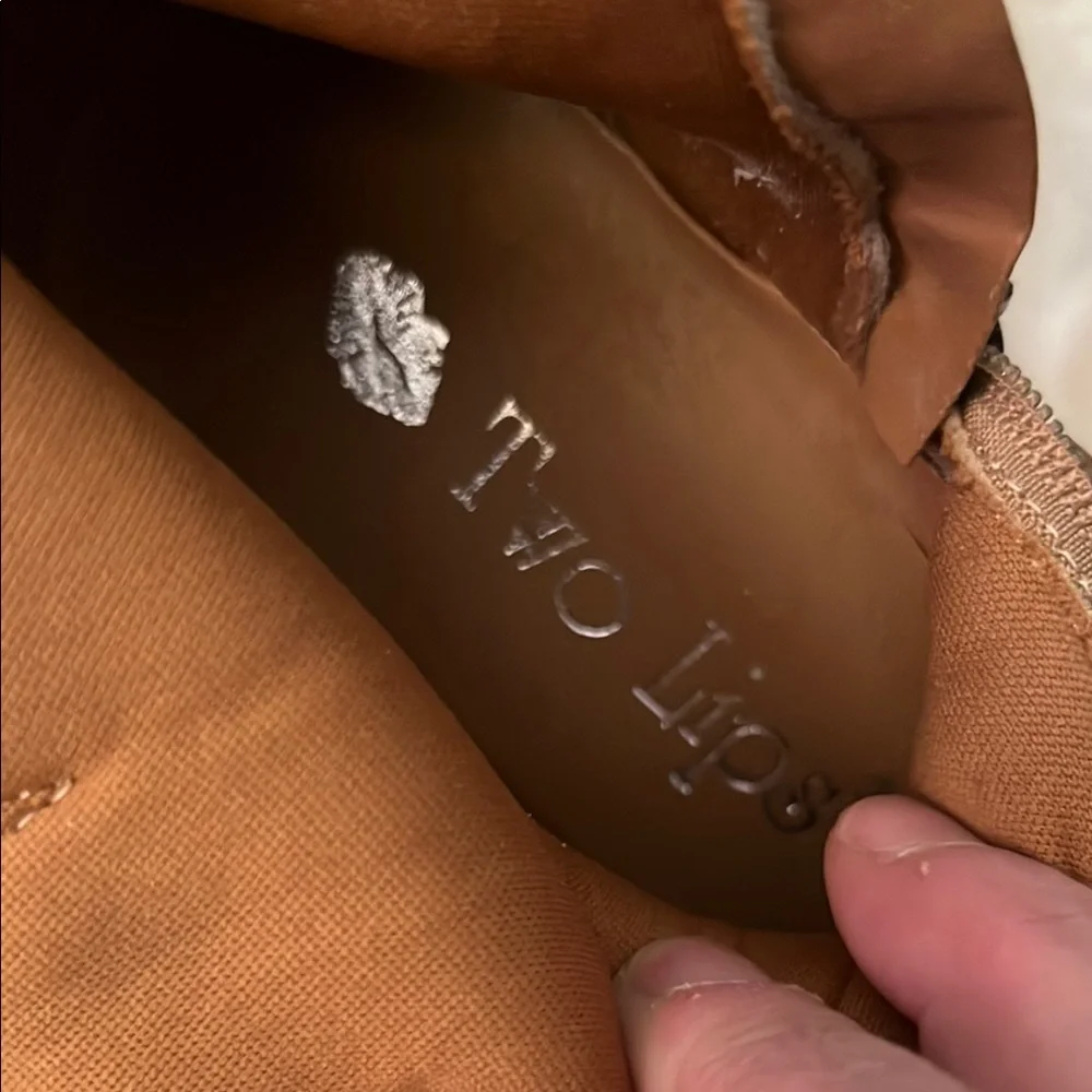 👢 SOFT TAN LEATHER FULL ZIP KNEE-HIGH 
 NON-SLIP BUCKLED RIDING BOOT Women’s 10 - Picture 10 of 13